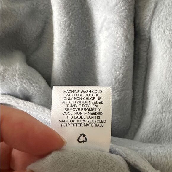 Hippie Rose Dream Fleece Hoodie Large Blue Opal NWT IN PACKAGE - Picture 8 of 9